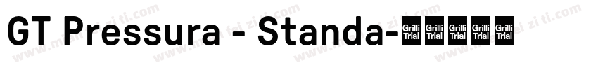 GT Pressura - Standa字体转换